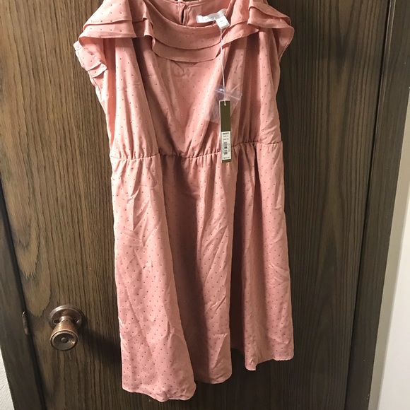 LC Lauren Conrad blush pink size 12 dress NWT! - Picture 8 of 8